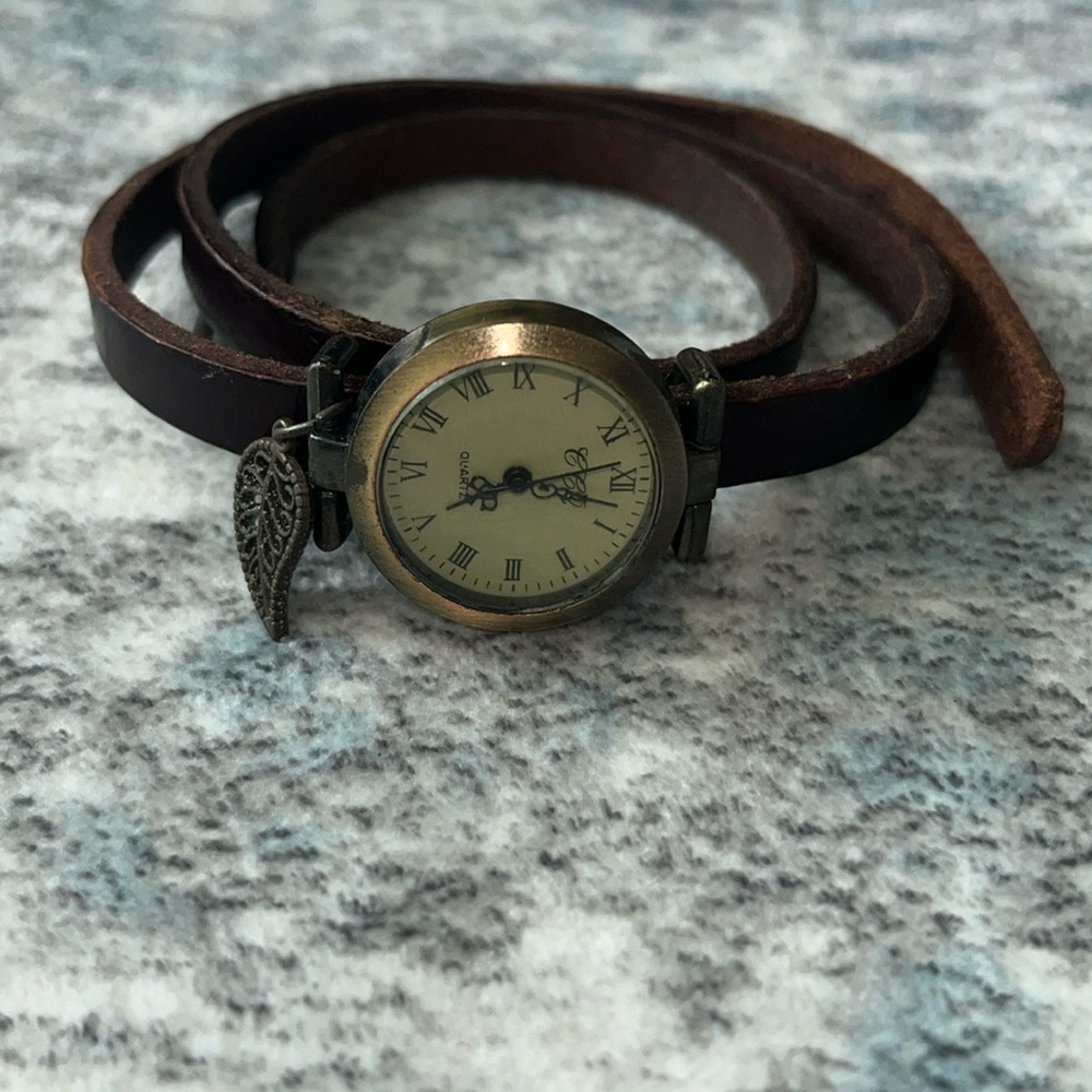 Boho wrap wrist watch